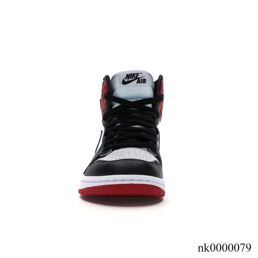 AJ 1 Retro High Satin Black Toe Shoes Sneakers - nk0000079 image 2