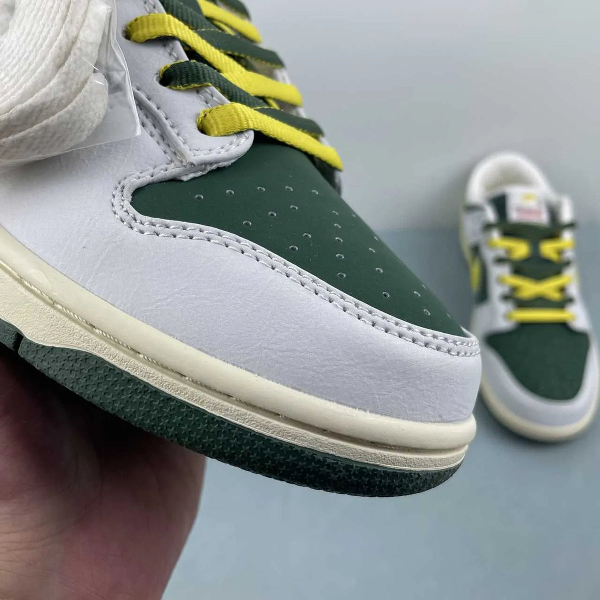 Dunk Low Retro "Sail/University Gold-Fir" Shoes Sneakers - nk0005383 image 13