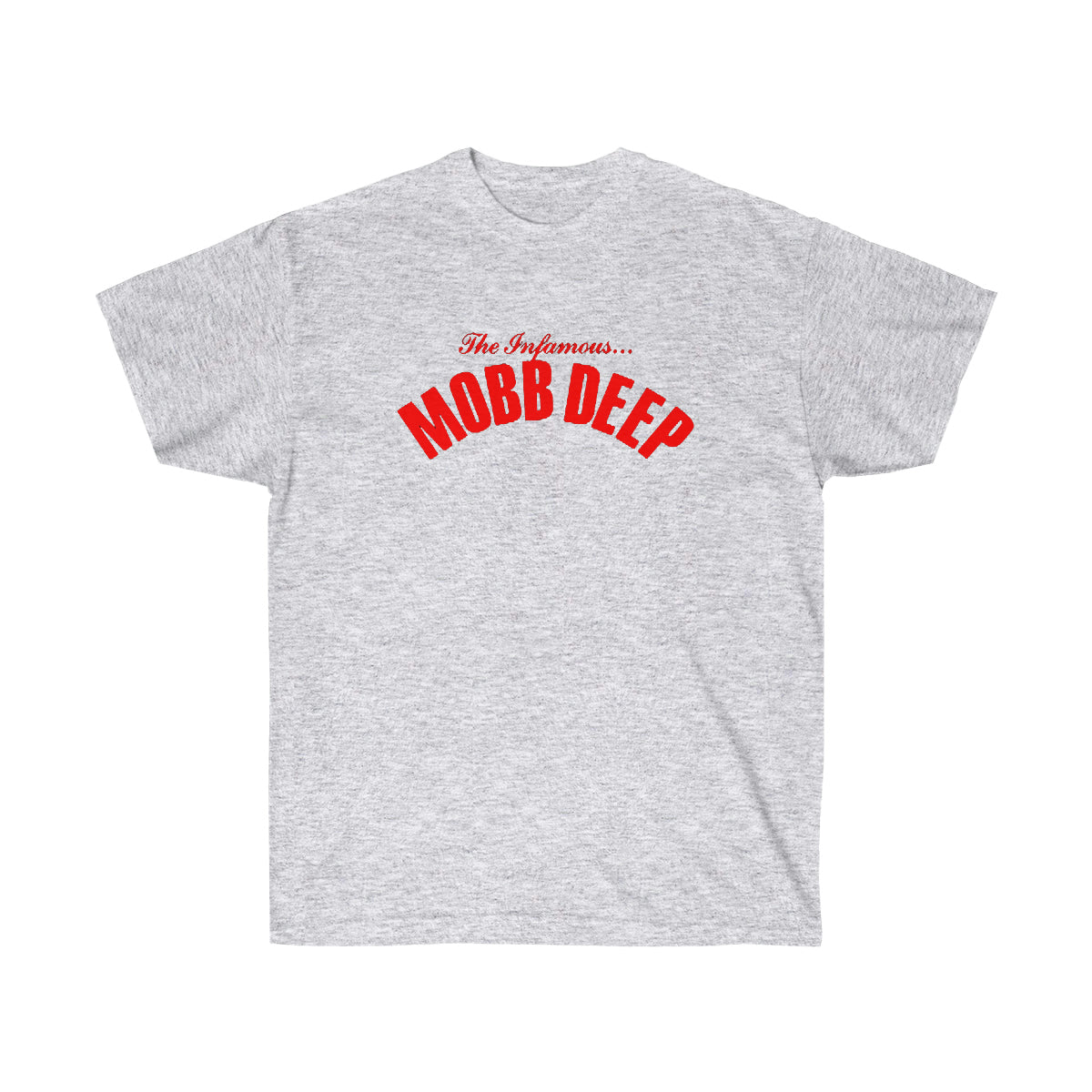 Infamous Red Men T-Shirt - Ash, 2XL image