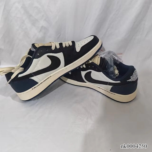 Travis Scott x Fragment x AJ 1 Low Dark Blue Shoes Sneakers - nk0004250 image 2