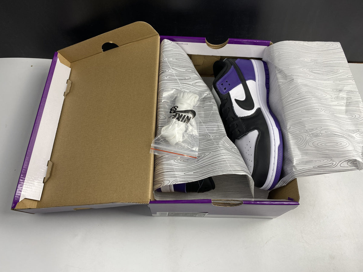 SB Dunk Low Court Purple Shoes Sneakers - nk0001460 image 22