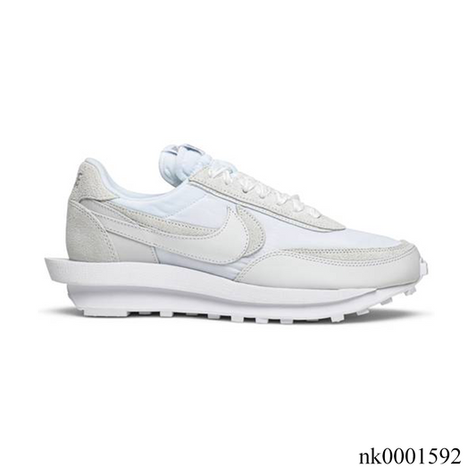 Sacai x LDWaffle White Nylon Shoes Sneakers - nk0001592 image 0