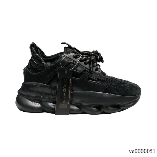 Chain Reaction Full Black Shoes Sneakers - ve0000051 image 0