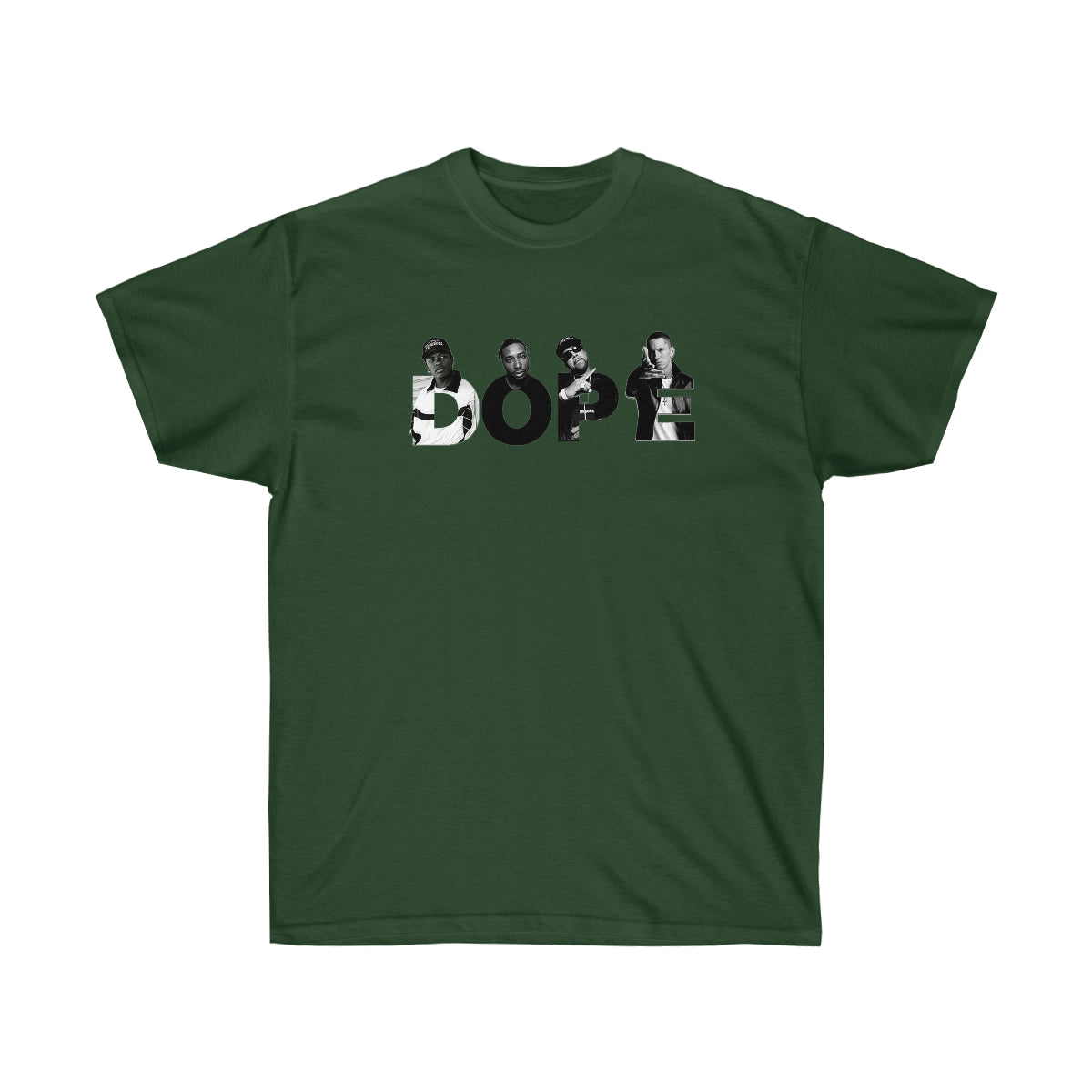 Dope Men T-Shirt - Forest Green, S image