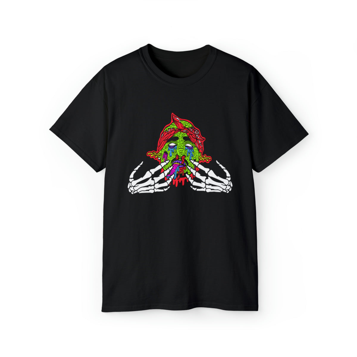2Pac Monster  T-Shirt - Black, 3XL image