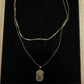 McQueen Engraved Skull Necklace - MC0005 - Gold image