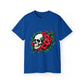 Flower Skull T-Shirt - Royal, L image