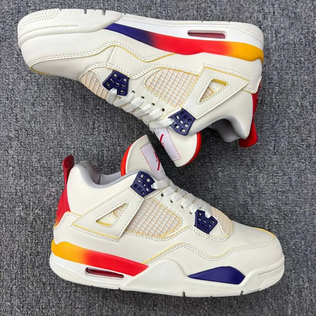 J Balvin x AJ 4 Medellín Sunset Shoes Sneakers - nk0004249 image 3