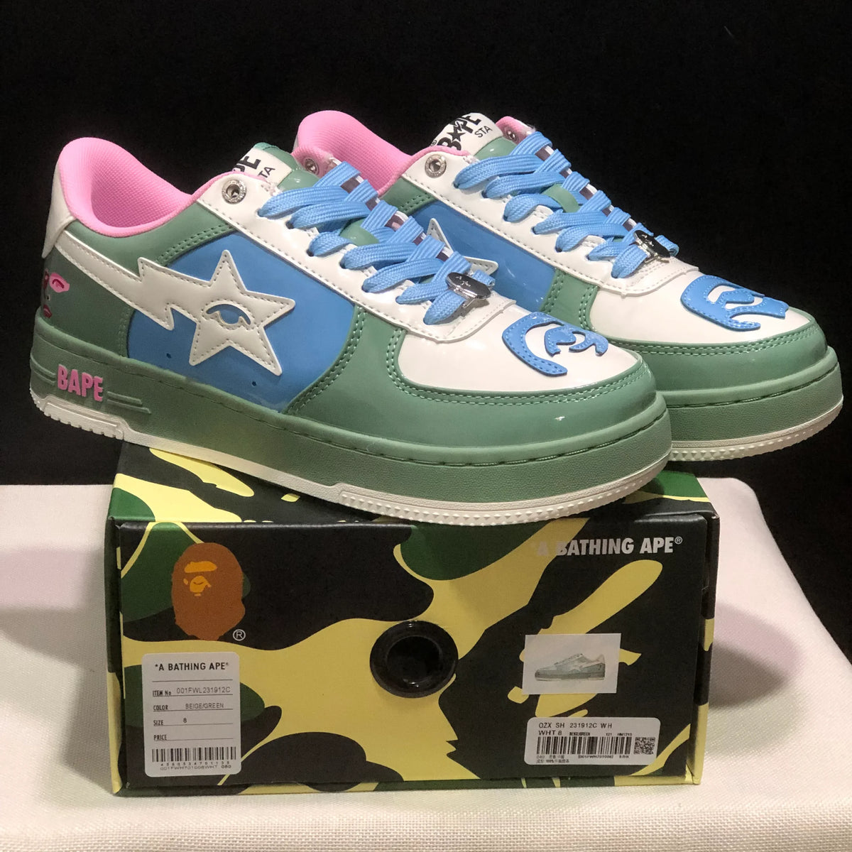 KidSuper x Bapesta 'Multi-Color' Shoes Sneakers - nk0005524 image 9