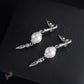 CH Cross Pearl Dangle Earrings - CH0167 image 2