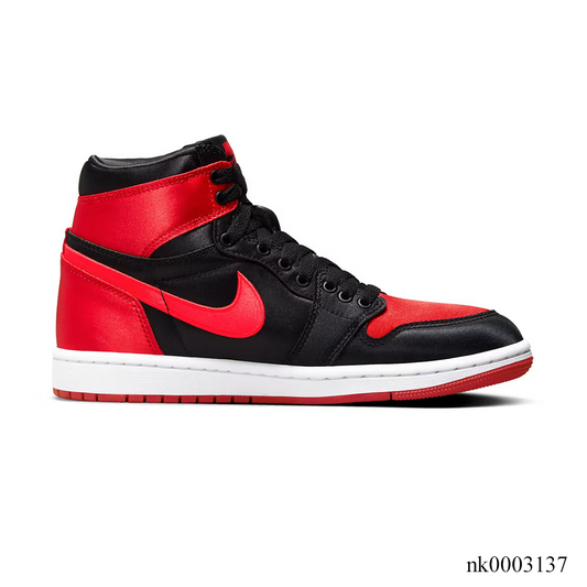 AJ 1 Retro High OG Satin Bred Shoes Sneakers - nk0003137 image 0