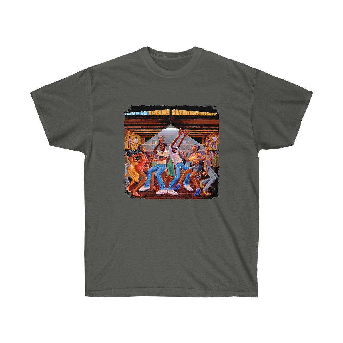 Rap CLO Uptown Saturday Night Men T-Shirt - Charcoal, S image