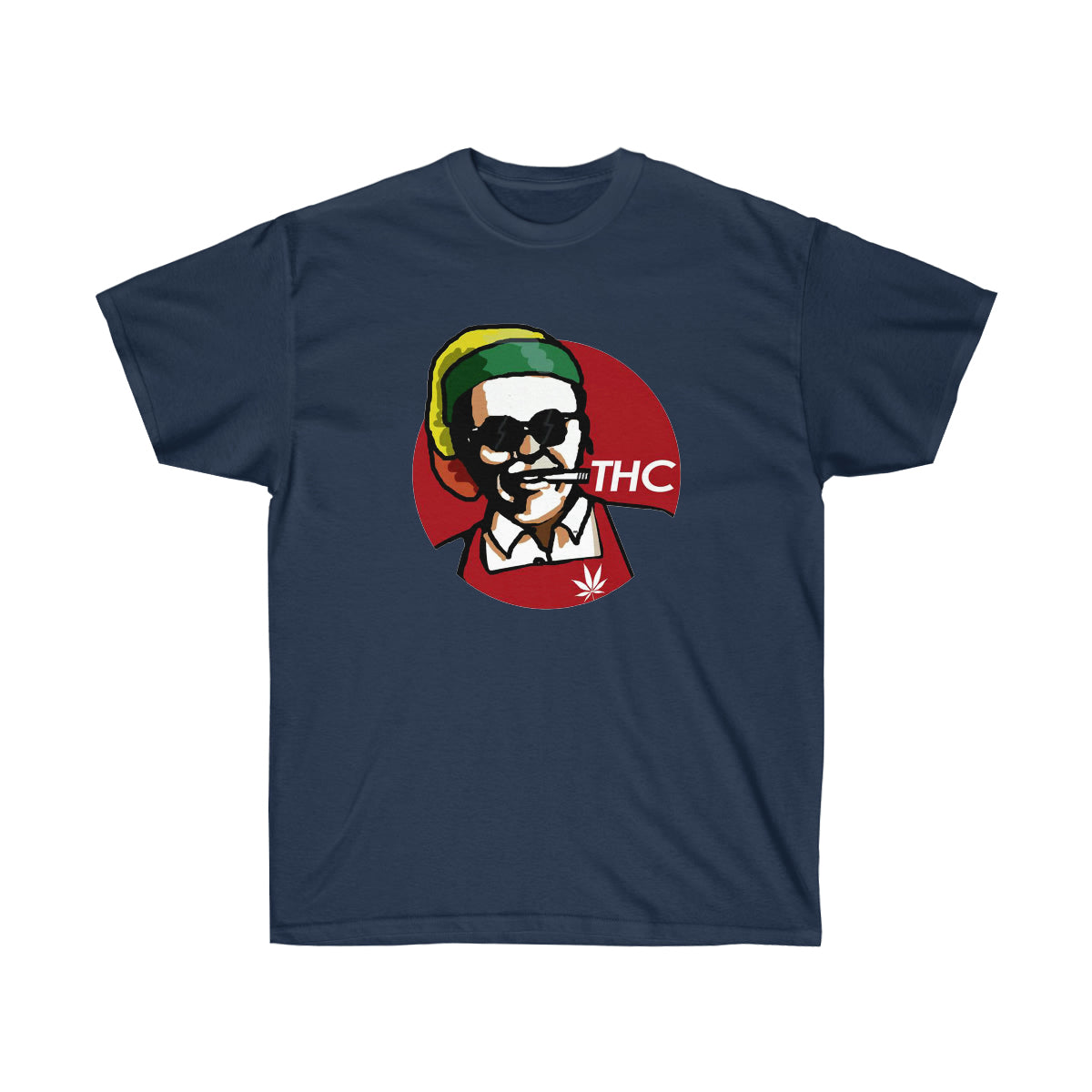 THC Red King Men T-Shirt - Navy, 2XL image