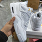 [Premium] AJ 4 NET White Shoes Sneakers – nk0003908 image 7