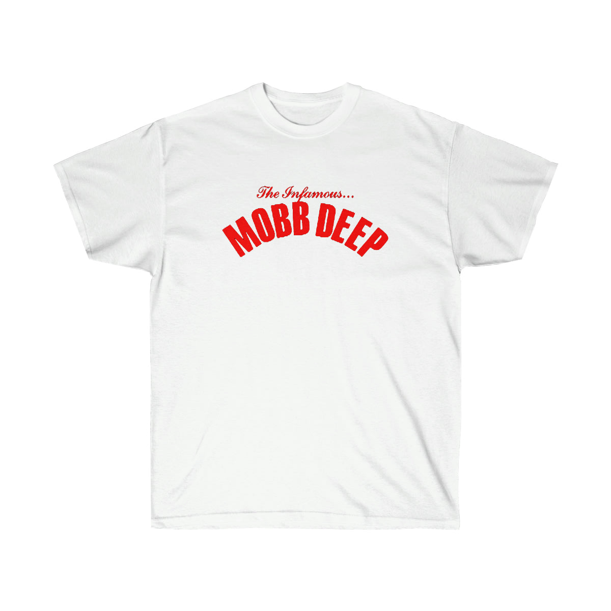 Infamous Red Men T-Shirt - White, S image