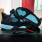 AJ 4 Black Cyan Shoes Sneakers - nk0004727 image 2
