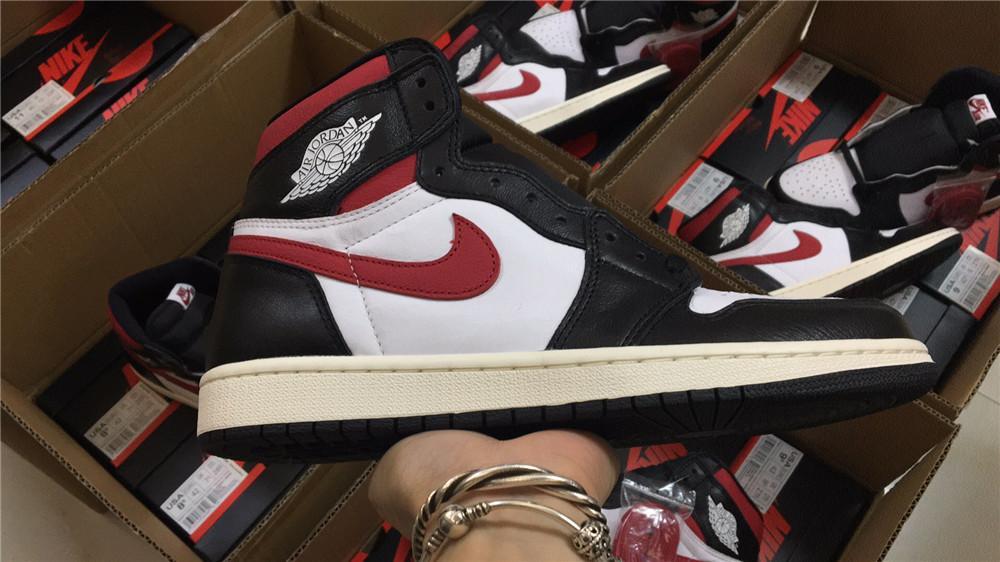 AJ 1 Retro High Black Gym Red Shoes Sneakers - nk0000147 image 9