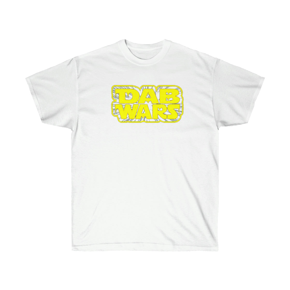 Dab Wars Basic Men T-Shirt - White, 2XL image