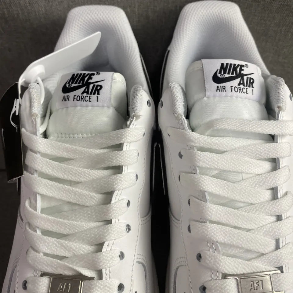 AF 1 '07 Low "White Black Outline Swoosh" Shoes Sneakers - nk0005358 image 4