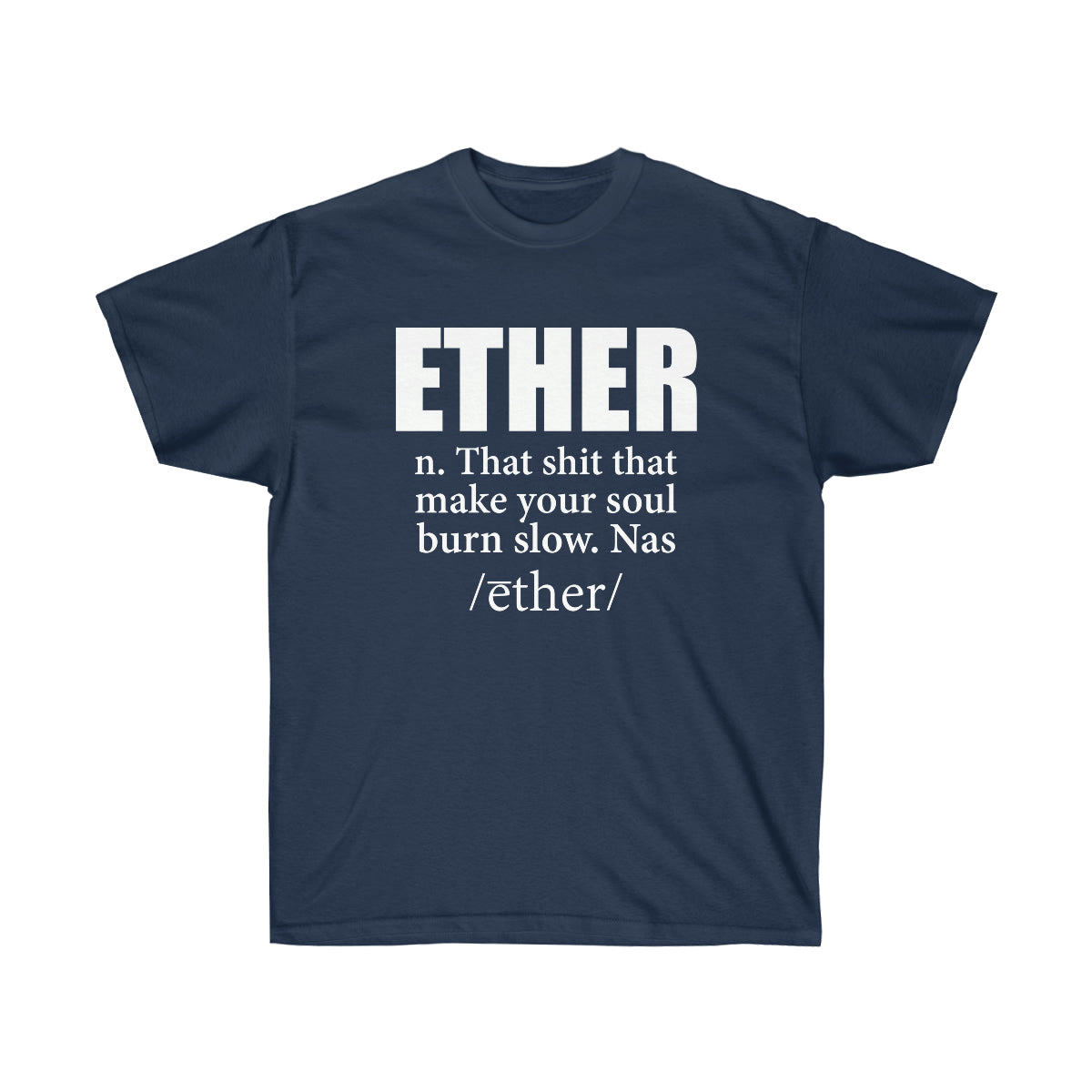 Ether Nas Men T-Shirt - Navy, 2XL image