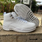 AJ 12 Retro All White Shoes Sneakers - nk0005257 image 2
