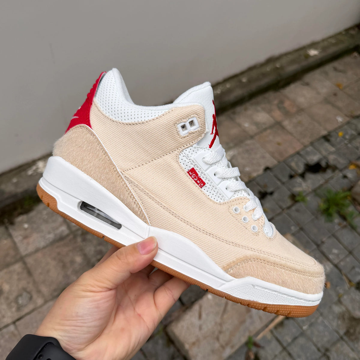 AJ 3 Retro Levi’s Lunar New Year Shoes Sneakers – nk0005028 image 4