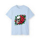 Flower Skull T-Shirt - Light Blue, L image
