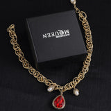 McQueen Red Teardrop Necklace - MC0011 image 0