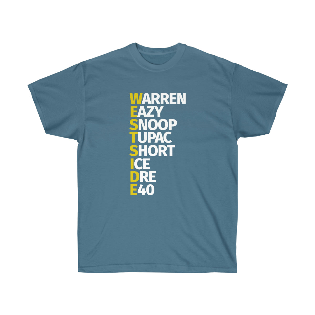 West Side Men T-Shirt - Indigo Blue, 3XL image