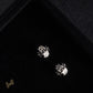 CH Flower Engraved Earrings - CH0154 image 1