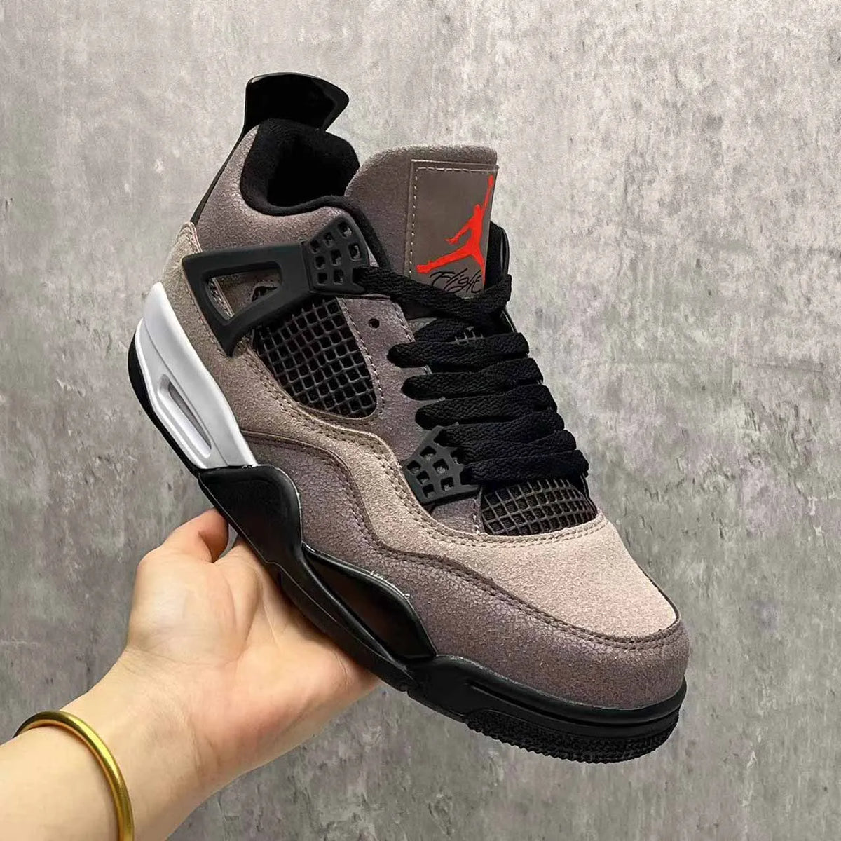 AJ 4 Retro Taupe Haze Shoes Sneakers - nk0002809 image 4