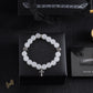CH White Beaded Cross Bracelet - CH0078 image 3